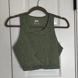 REI Forest Green Women's Crop Top